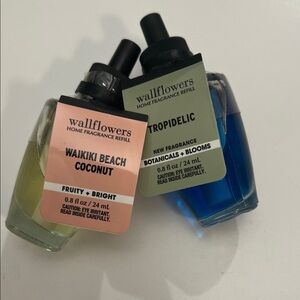 Wallflowers Home Fragrance Refill Set Waikiki beach coconut abs Tropiselic